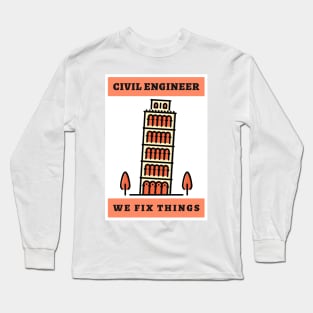 Awesome Civil Engineers Long Sleeve T-Shirt